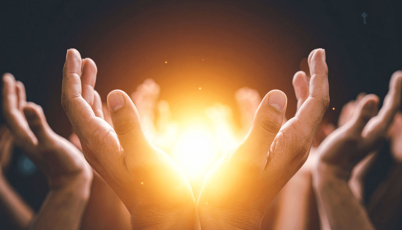 Person receiving an energy healing session